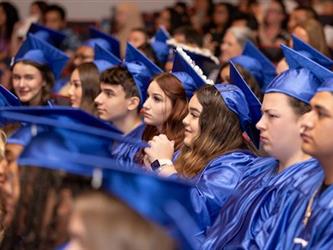 various students in rows