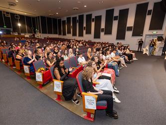 shot of the crowd in attendance 