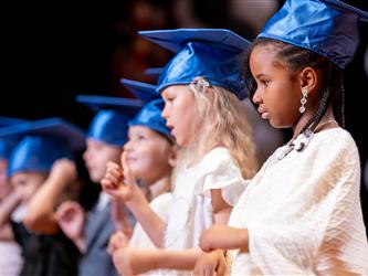 graduates with caps 