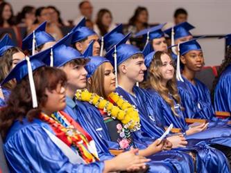 front row of graduating class