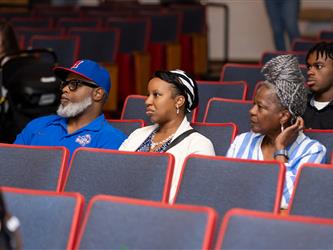 parents watching in crowd