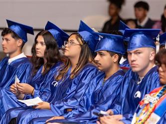 various students in rows
