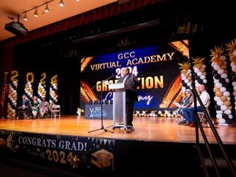 2024 Graduation ceremony on stage